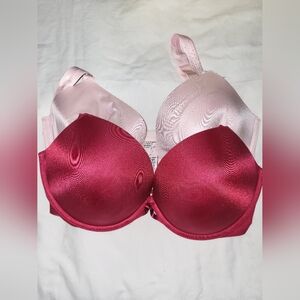 Victoria's Secret Pink and Red Bra/giveaway